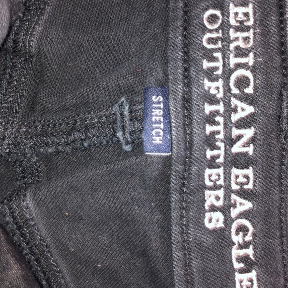 American Eagle Vintage Hi-Rise Black Jean Shorts - Picture 2 of 2